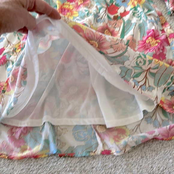 Umgee Flamingo Floral Off The Shoulder Dress - Picture 6 of 8